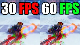 CTR: Nitro-Fueled - This is what playing in 60 FPS feels like + 30 fps vs 60 fps Comparison