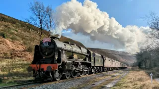 46100 and 44806 on the North Yorkshire Moors for February Half Term | 10-18 February 2024