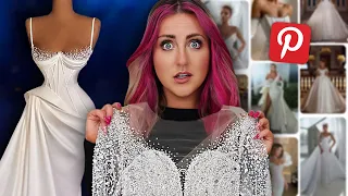 I Bought UNREALISTIC Pinterest WEDDING DRESSES for CHEAP