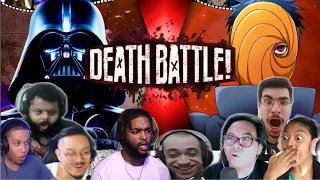 Darth Vader VS Obito Uchiha (Star Wars VS Naruto) | DEATH BATTLE! Reaction Mashup