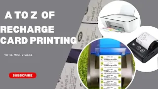 A TO Z OF RECHARGE CARD PRINTING