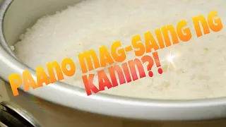 Paano magsaing? Sukat ng tubig sa sinaing gamit lang ang kahit na anong takalan na meron ka sa bahay