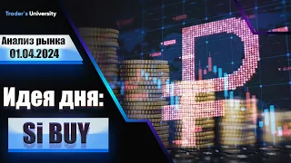 Анализ рынка 01 04 2024  Доллар Рубль Юань Биткоин Золото Нефть CME Forex