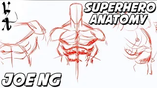 How to draw Superhero Anatomy with Joe Ng