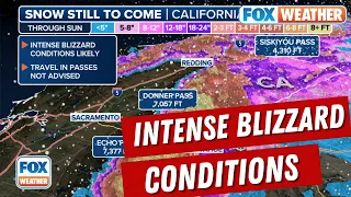 Crippling Blizzard To Slam California's Sierra Nevada With 10-Plus Feet Of Snow, 100+ mph Winds