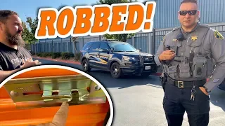 WE WERE ROBBED! Cops called after a break-in at the locker I bought at the storage auction