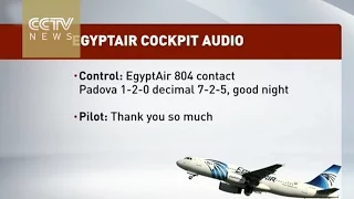 EgyptAir plane crash: First audio transmission released