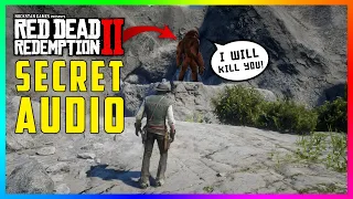 What Happens If You Interact With The Lonely Giant BIGFOOT In Red Dead Redemption 2? [SECRET Audio]