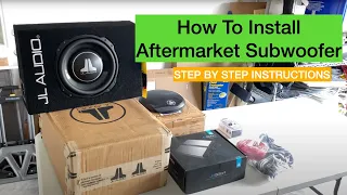 BMW 530e 540 F90 G30 Add Additional Subwoofer & Amplifier F80 F82 how to wire external amp in a BMW