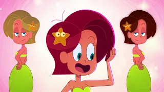 ZIG e SHARKO 🤎💛❤ Cor de cabelo 🤎💛❤ Português Brasil | Cartoon for Kids