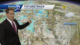 Rain and snow begin to move into New Mexico