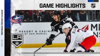 Blue Jackets @ Kings 4/16 | NHL Highlights 2022