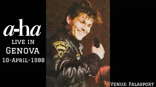 A-ha live in Genova, Italy(10-April-1988)