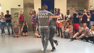 Tony Pirata & Lydia Laprade dancing Kizomba at I Love Kizomba Festival 2018