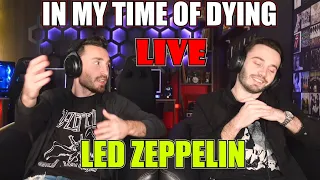 LED ZEPPELIN - IN MY TIME OF DYING LIVE (1975) | FIRST TIME REACTION
