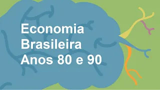 Economia Brasileira (Anos 80 e 90) Mapa Mental
