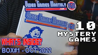 Video Games Monthly - Box #1 Oct 2022 10 Mystery Games