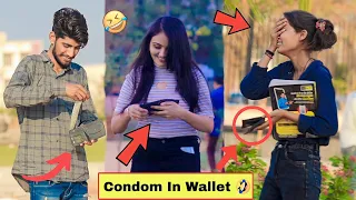 Condom with Wallet Twist Prank 😂!  Part3 !! Epic Reaction 🤣  | @DSFUN