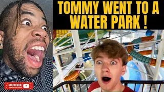 Tom Simons Funniest YouTuber Tag in Water Park! - REACTION!