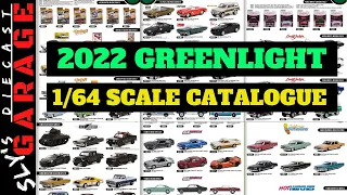 Quick Preview of all the 2022 Greenlight 1/64 scale cars | upcoming release