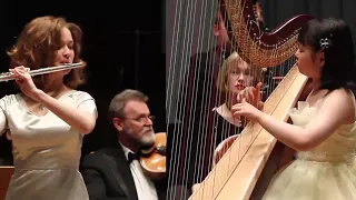 Mozart - Concerto for Flute Harp and Orchestra in C major, K 299 - Kornishina/Kim/Bushkov/BelSCO