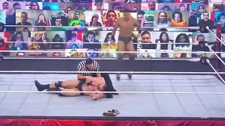 The miz hace efectivo su maletin Money in the bank Drew mcintyre y gana el campeonato wwe 2021 hd