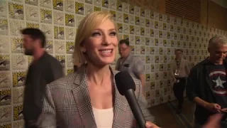 SDCC 2017 : Thor Ragnarok - Itw Cate Blanchett (official video)