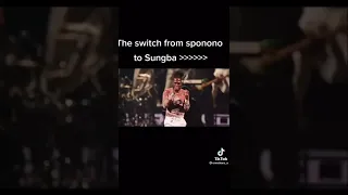 SPONONO| SUNGBA| BURNA BOY switch