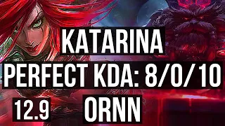 KATA vs ORNN (MID) | 8/0/10, 1.7M mastery, Legendary, 300+ games | NA Diamond | 12.9