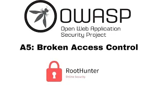 OWASP Top 10 2017 | A5: Broken Access Control