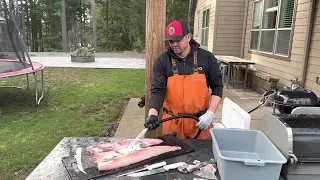 How to fillet a sturgeon