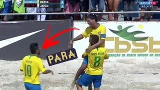 RONALDINHO GAUCHO FUTEBOL DE AREIA - RONALDINHO GAUCHO MELHORES MOMENTOS