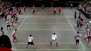 Canada vs USA - Men's Final | Dodgeball World Championship 2014 | 1st Half