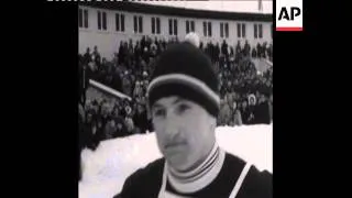 SYND 2-1-69 SKI JUMPING AT GARMISCH