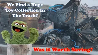 We Find a HUGE collection of Vintage Toys on in the Trash! 70s 80s & 90s Toys Saved From The Dump!