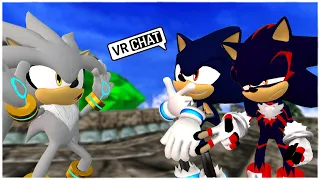 Silver Meets Bad Sonic & Bad Shadow?!?! (VR Chat)