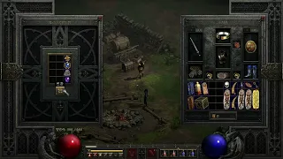 [Diablo II  Resurrected] 디아블로2레저렉션 번개파괴참을 얻은 원소술사 일기 17 캐스터아뮬렛 크래프트 쇼!