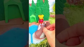 Daniel Tiger Toy Explores The Empire Playset Forest With Animals!