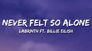 Labrinth ft. Billie Eilish - Never Felt So Alone  (sped up) (Lyrics)