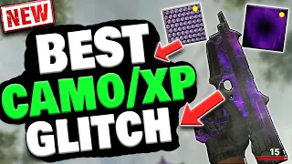 (NEW) BEST CAMO/XP GLITCH IN COLD WAR ZOMBIES! COLD WAR ZOMBIES SOLO MAX RANK/DARK AETHER GLITCH!