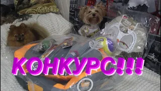 VLOG:ПОКУПКИ ДЛЯ СОБАК|КОНКУРС НА 3 ЛЕЖАНКИ!💜💜 НОВЫЕ ИГРУШКИ Gigwi ! 💜 ДАРИМ ИГРУШКИ 🧸