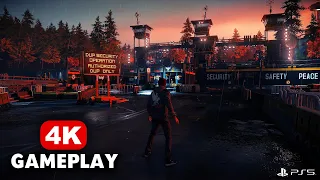 Infamous Second Son [PS5] Open World Free Roam Gameplay (4K)