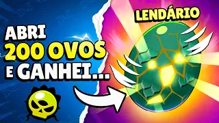 ABRI quase 200 OVOS e GANHEI ITENS EXCLUSIVOS GRÁTIS no BRAWL STARS