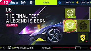 Asphalt 9 Chapter 5 Class B Master finish with Aston Martin One 77