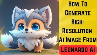 How To Generate High Resolution Ai Image From Leonardo Ai | Free AI Image Generator #leonardoai