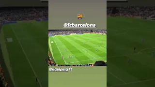 هدف ريكي بويغ الرابع في مرمى اوساسونا من تصوير الجمهور #برشلونة #اوساسونا #الدوري_الاسباني