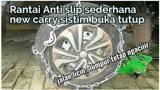 Ampuh.. Rantai mobil Anti slip sistim buka tutup sederhana