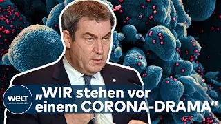 KLARE CORONA-ANSAGE: Söder kündigt "De-facto-Lockdown" für Ungeimpfte in Bayern an | WELT Dokument