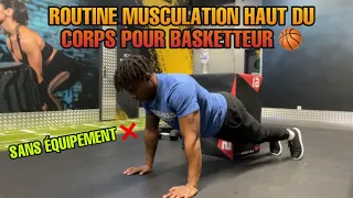 Musculation HAUT DU CORPS POUR BASKET-BALL SANS ÉQUIPEMENT | COACH MCCOY