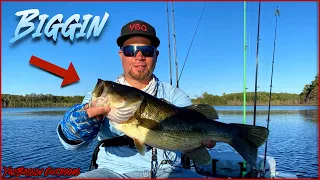 Wisconsin Bass Fishing on Hidden Lake!!